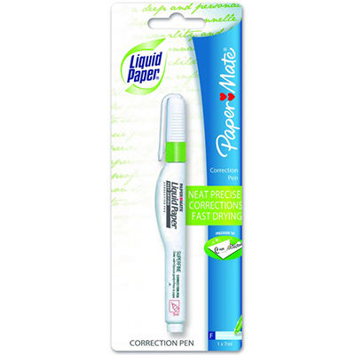 Papermate Liquid Paper Pen 7ml Bond White